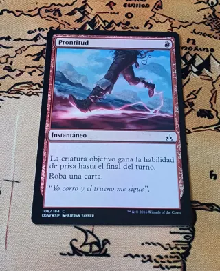 CARTA MAGIC FOIL - PRONTITUD