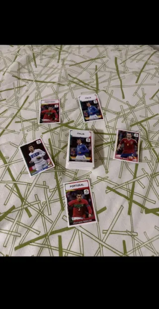 Lotto figurine EURO 2012 Pirlo, Ronaldo, Iniesta