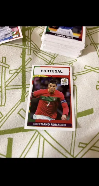 Lotto figurine EURO 2012 Pirlo, Ronaldo, Iniesta