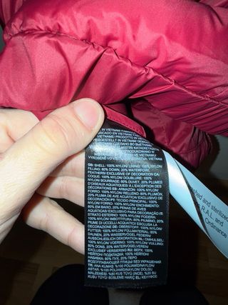 Piumino The North Face donna rosso