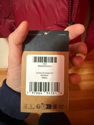 Piumino The North Face donna rosso