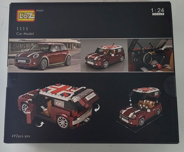 Coche Morris Mini Cooper para armar similar LEGO
