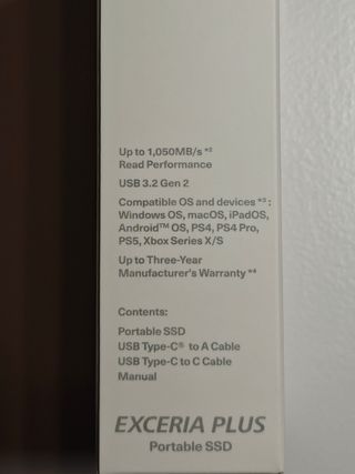 SSD Externo Kioxia Exceria Plus 2TB Precintado