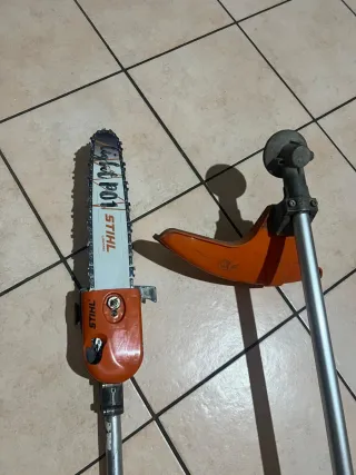 Decespugliatore Stihl KM 130R + Motosega