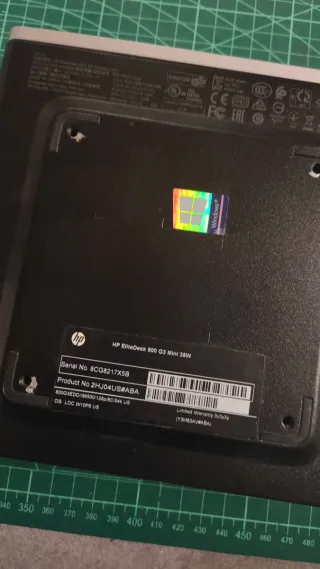 HP EliteDesk 800 G3 Mini 35W Ordenador