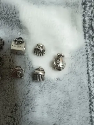 Lote Charms Pandora Plata