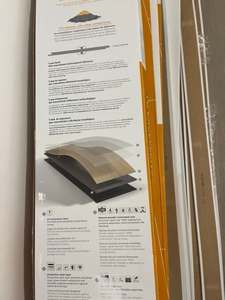 Tarima vinílica SPC y Rodapié blanco 20m