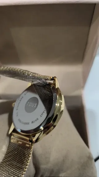 Reloj Tous Dorado Corazón Brillante