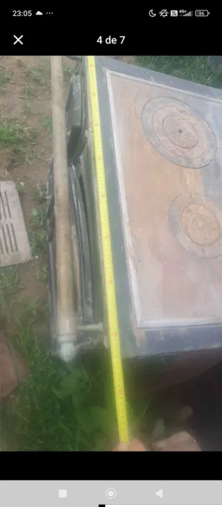 Cocina de leña Lacunza horno de acero reforzado