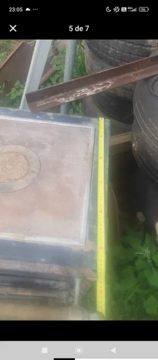 Cocina de leña Lacunza horno de acero reforzado