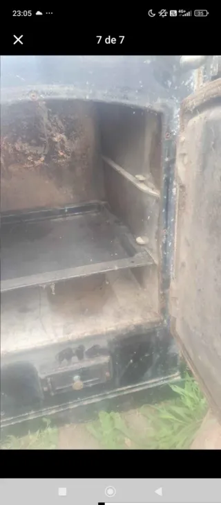 Cocina de leña Lacunza horno de acero reforzado