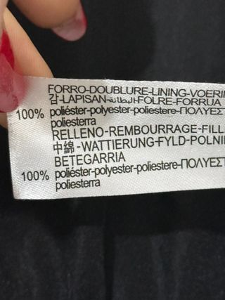 Bomber Zara in ecopelle inbottito tg XS