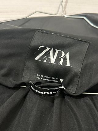 Bomber Zara in ecopelle inbottito tg XS