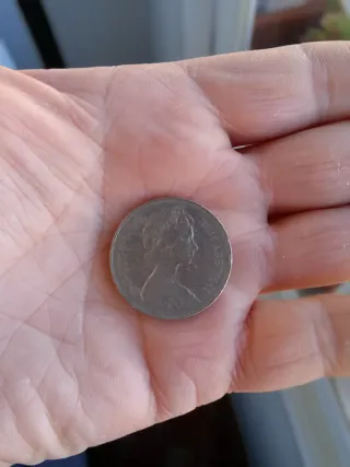 Moneda antigua One Pound