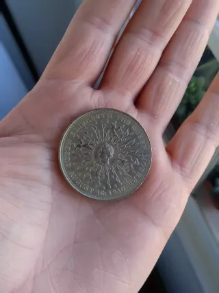 Moneda antigua One Pound