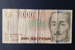 Billetes Brasil, Colombia y Perú