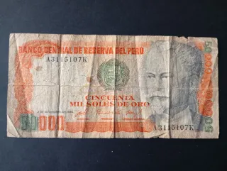Billetes Brasil, Colombia y Perú