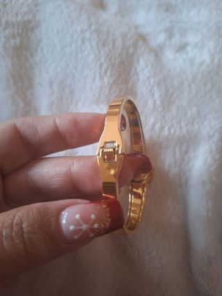 Pulsera caña dorada árbol de la vida