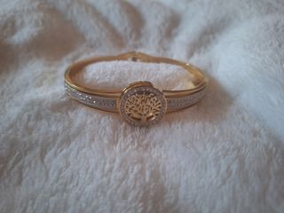 Pulsera caña dorada árbol de la vida