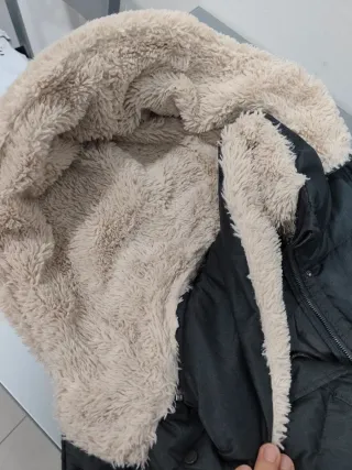 Abrigo EDC Talla L Gris con Capucha