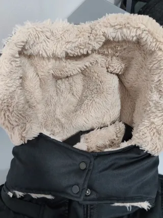 Abrigo EDC Talla L Gris con Capucha