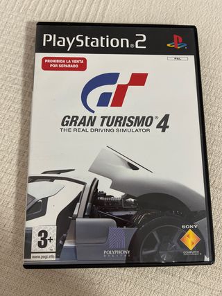 Gran Turismo 4 PS2 PAL solo caja y manual sin jueg