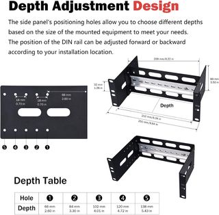 Soporte de montaje en riel NUEVO SIN USO