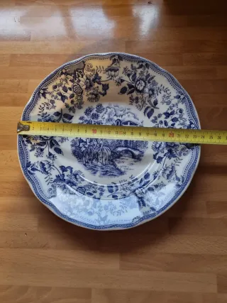 PRECIO POR UNIDAD Ironstone Platos hondos azules