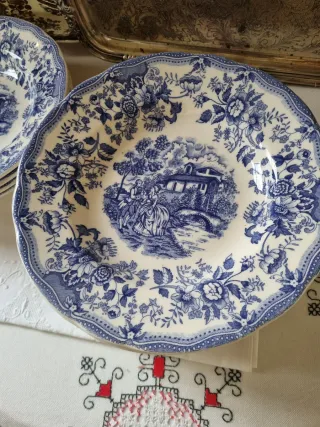 PRECIO POR UNIDAD Ironstone Platos hondos azules