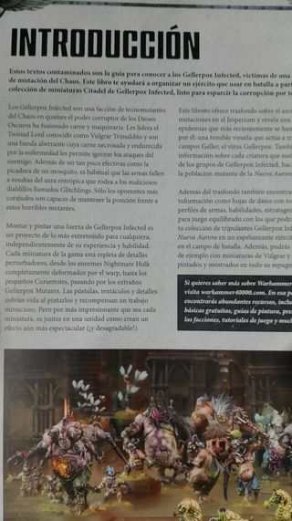 WarHammer codex Gellerpox Infected