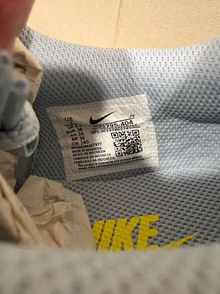 Zapatillas Nike Cortez Talla 38 Azul y Amarillo