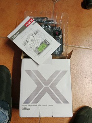 Emisora Flysky FS-i6X nueva a estrenar con recepto