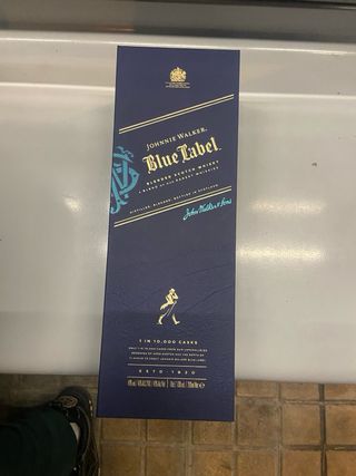 Scatola Johnnie Walker Blue Label