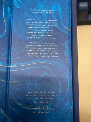 Scatola Johnnie Walker Blue Label