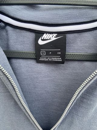 Chaqueta Nike Azul con Cremallera