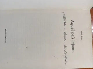 Doble imagen y Aquel País Lejano - Libros