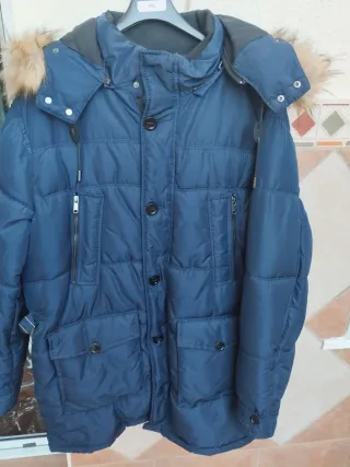 Anorak Zara Hombre Azul