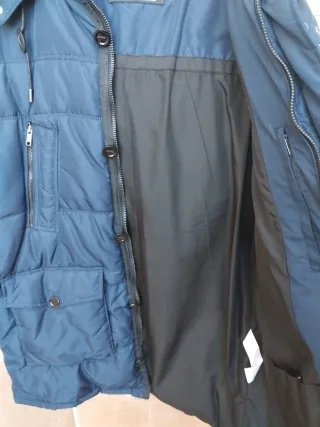 Anorak Zara Hombre Azul