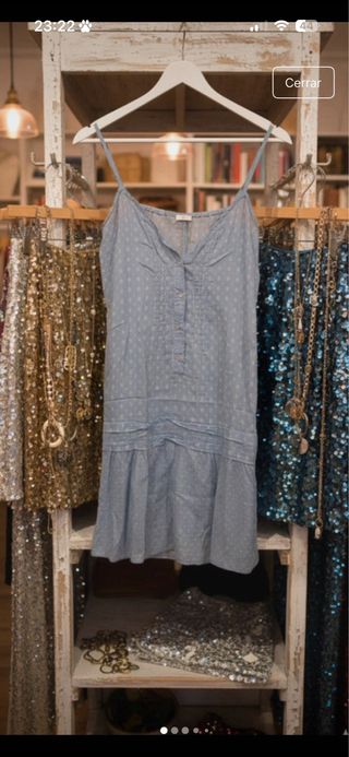 Vestido tunica azul de la marca eseoese talla M