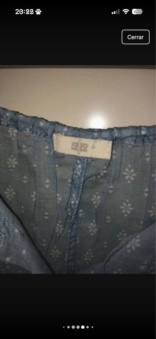 Vestido tunica azul de la marca eseoese talla M