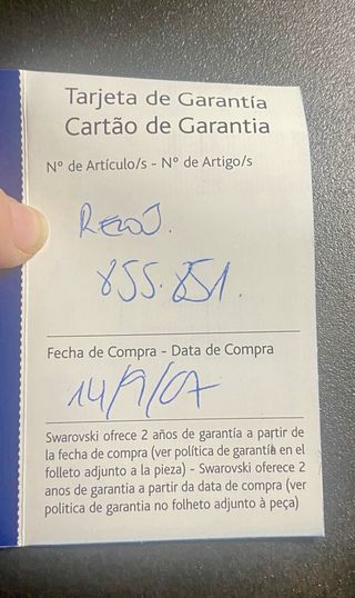 Reloj Swarovski Pulsera Joya