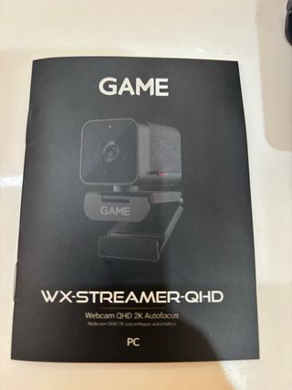Cámara Web GAME WX-STREAMER-QHD 2K