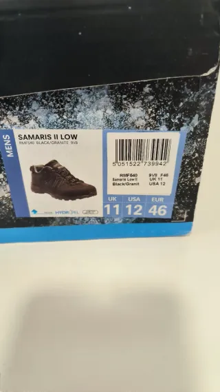 Zapatillas montaña/trabajo negras y grises