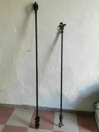 Barra de cortina de forja