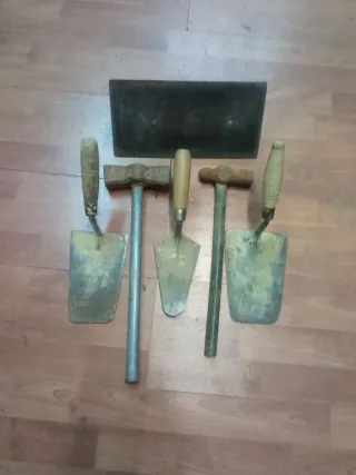 Lote herramientas albañilería