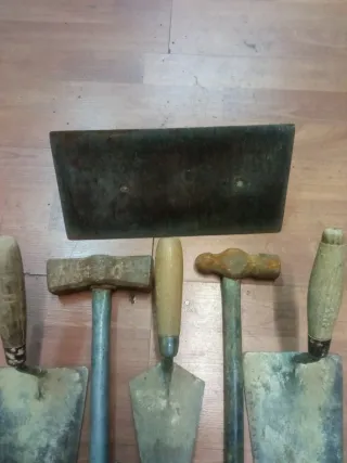 Lote herramientas albañilería