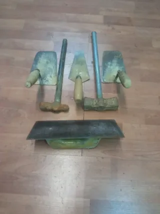 Lote herramientas albañilería