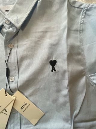Camisa AMI Paris Azul