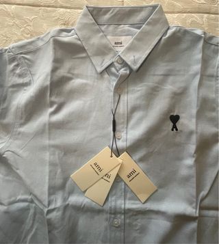 Camisa AMI Paris Azul