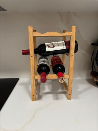 Portabottiglie in legno